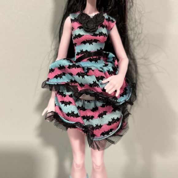 Monster High Draculaura Party Hair 2016 Doll Daughter of Dracula w/ Outfit Shoes - Picture 4 of 12